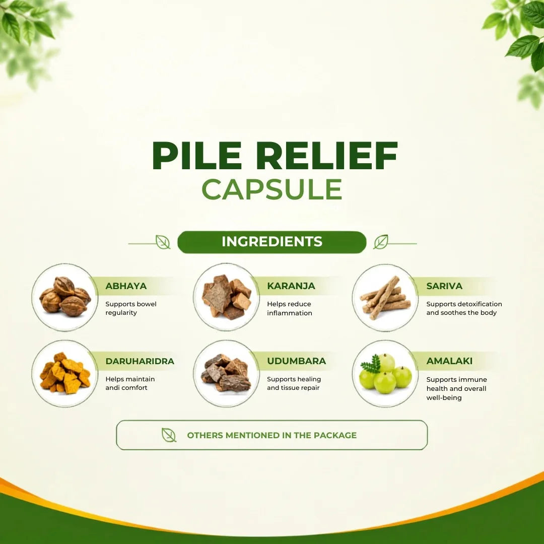 Pile Relief Capsules
