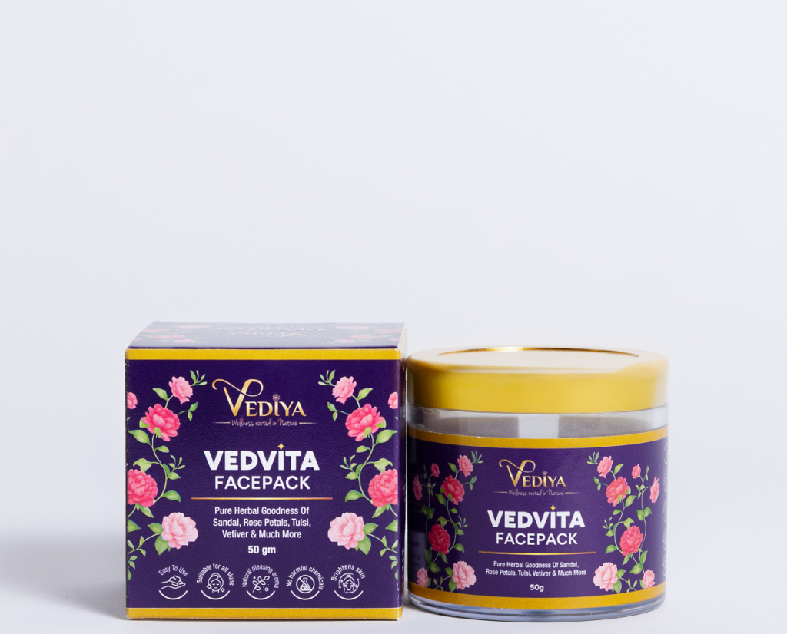 VEDIYA VEDVITA FACE PACK. Natural glow with cleansing & skin protection.