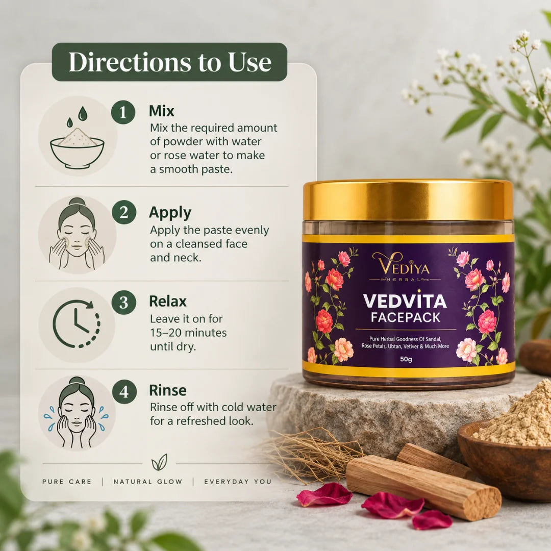 Vediya Vedvita Face Pack (50g)
