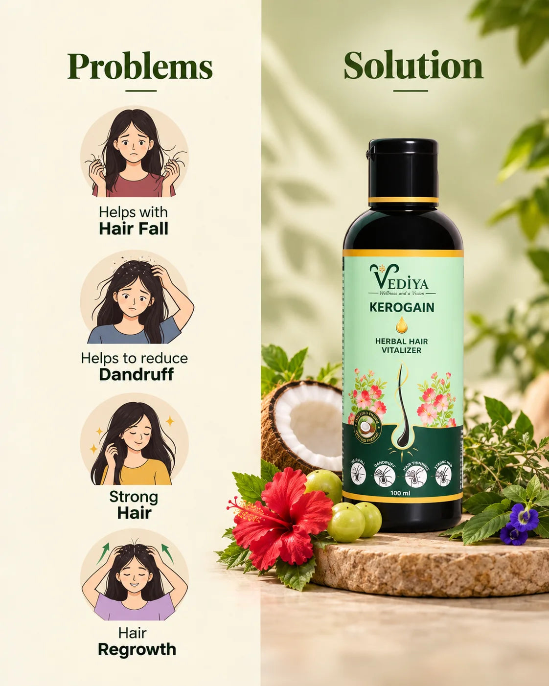 Face Glow & Hair Growth Combo